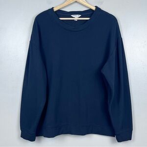 Orvis Women's Black Modal Blend Boxy Sweatshirt Size XL; Casual, Outdoor, Comfy